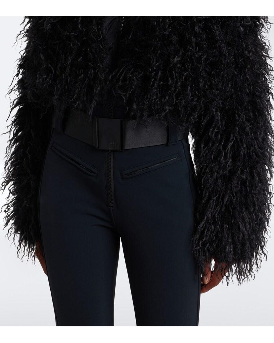 Goldbergh Black Samusa Belted Down Ski Suit