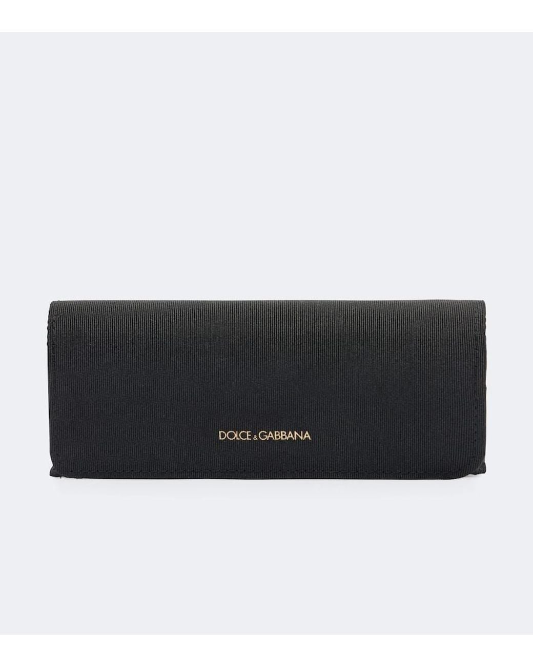 Dolce & Gabbana Brown Dg Crystal-Embellished Square Sunglasses