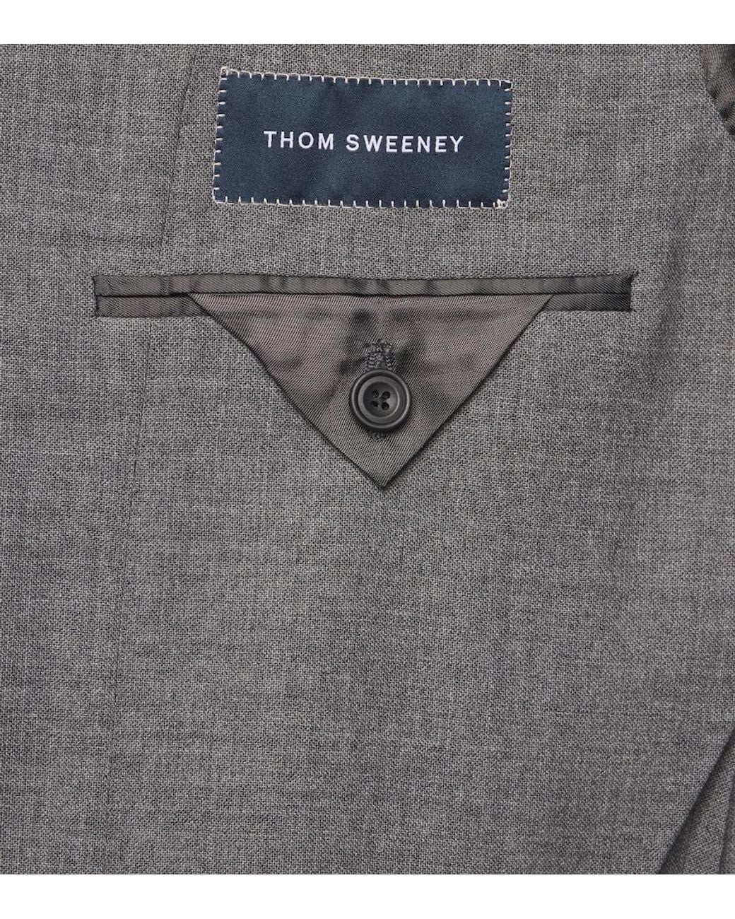 Thom Sweeney Gray Wool Suit for men
