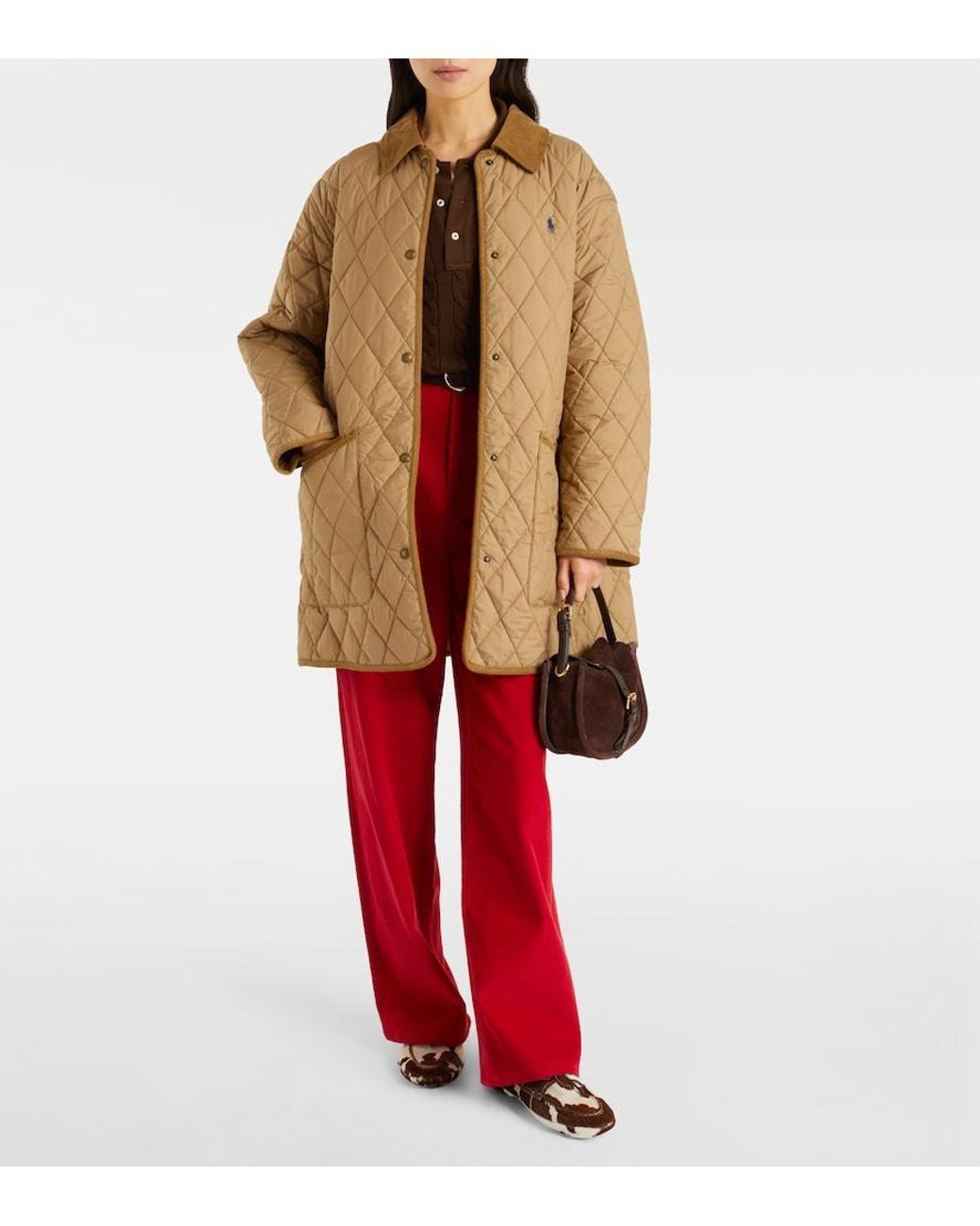 Polo Ralph Lauren Natural Quilted Coat