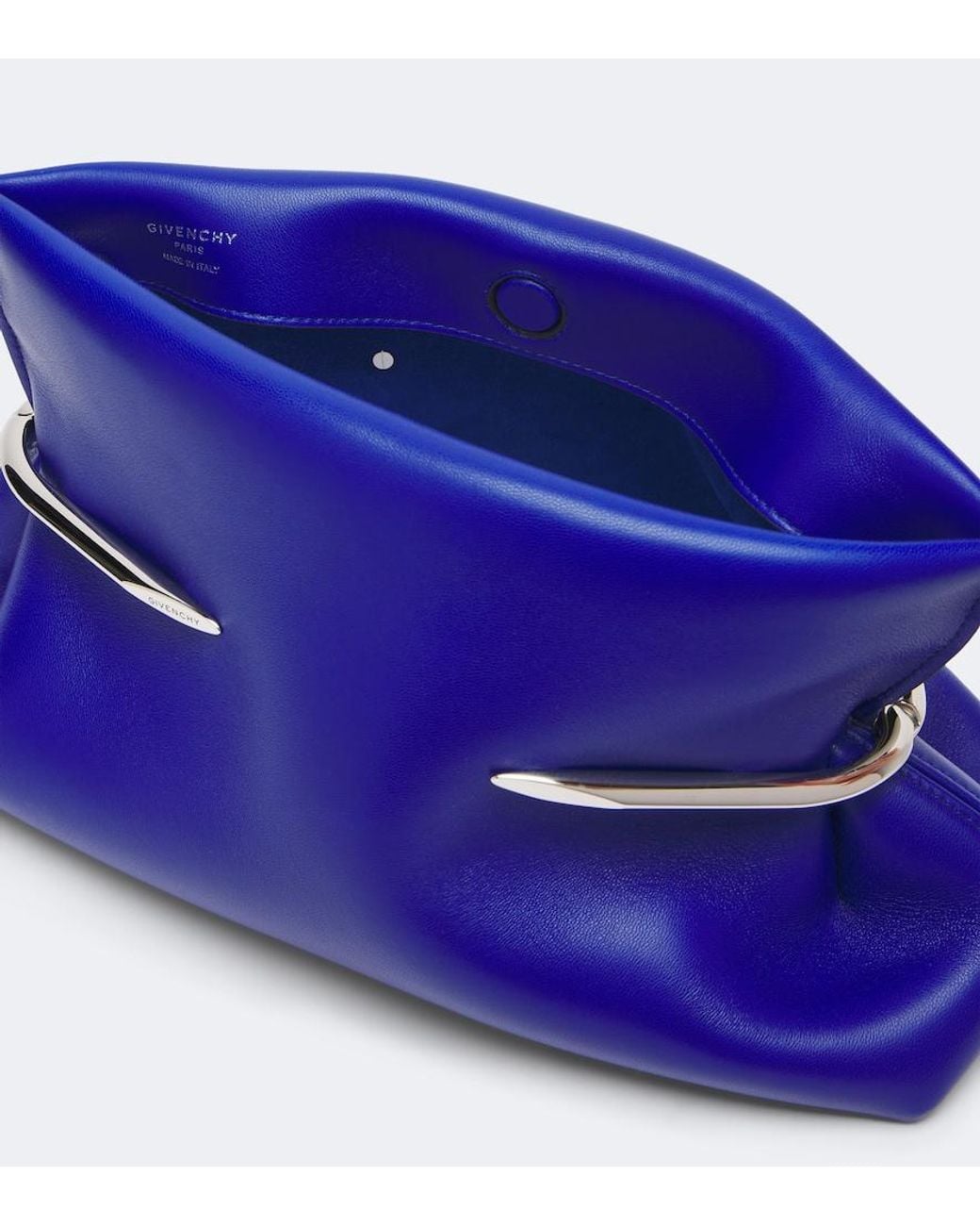 Givenchy Purple Pinch Leather Clutch