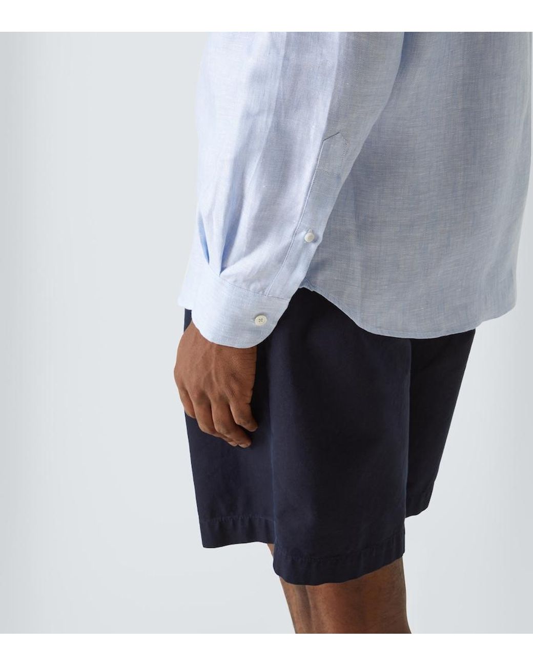 Camicia di Fedeli in Blue da Uomo