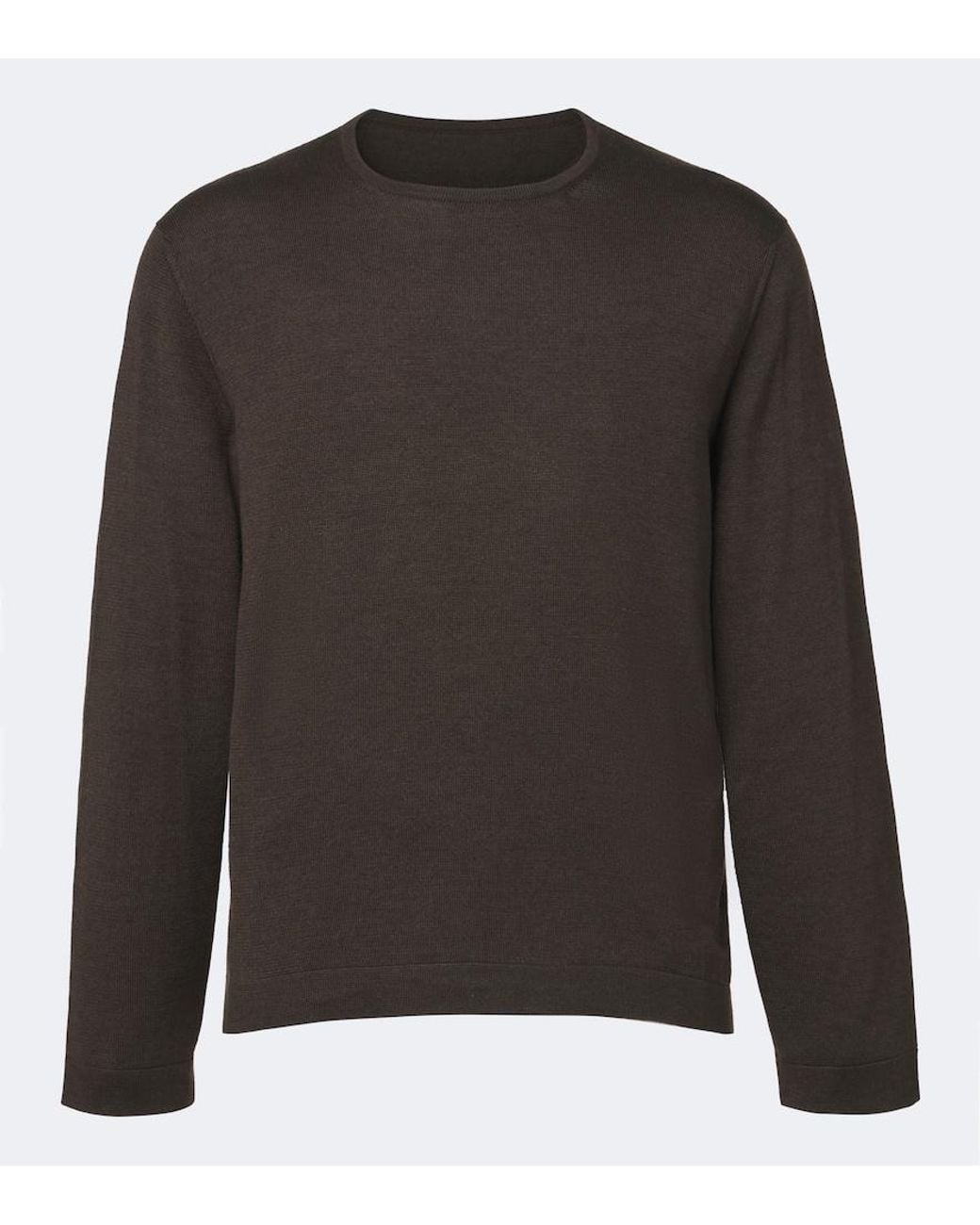 STÒFFA Brown Wool And Silk Sweater for men