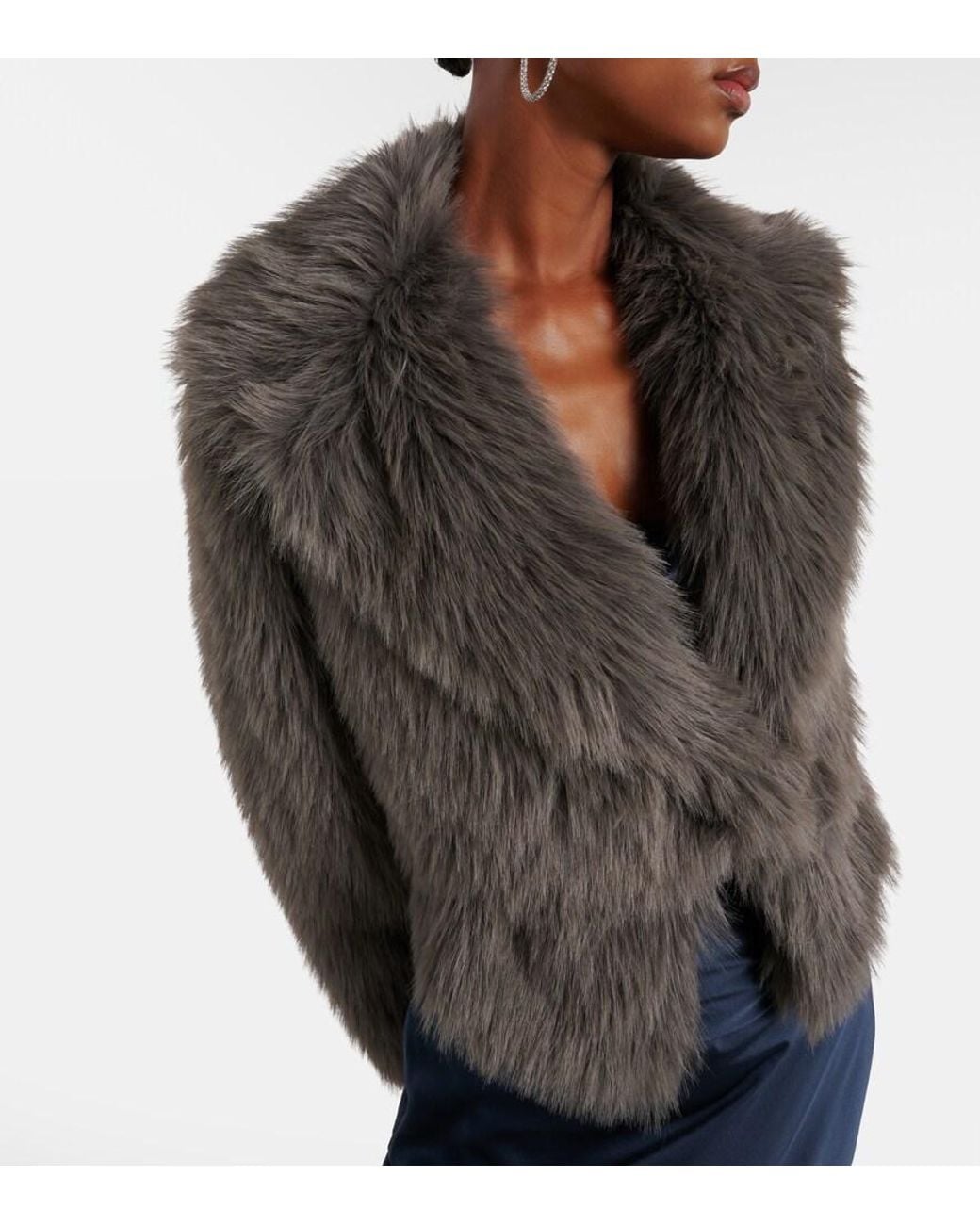 The Sei Gray Cropped-Jacke