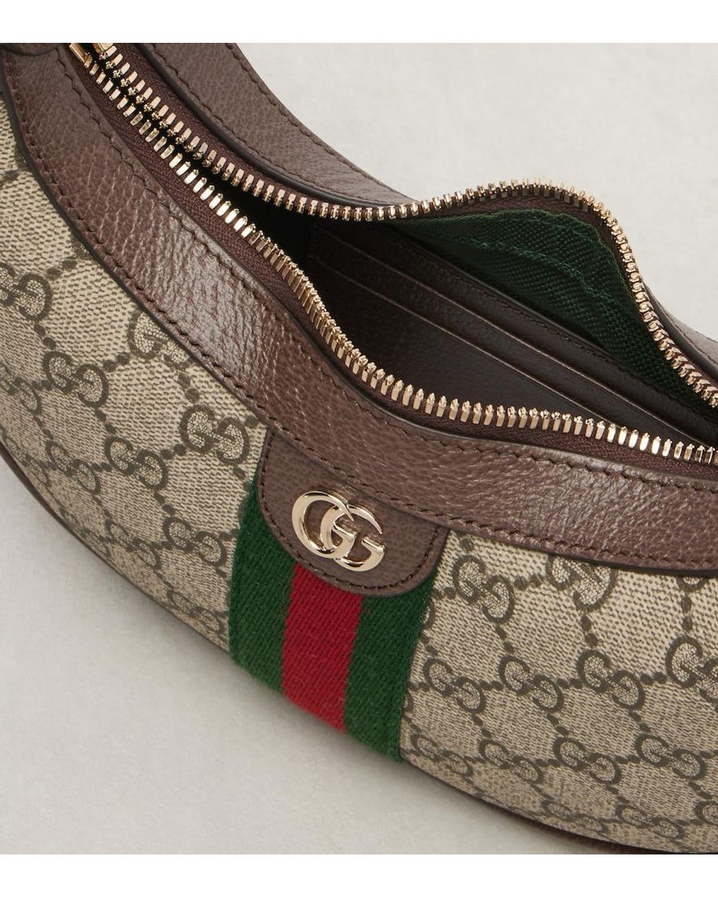 Gucci Gray "Ophidia" Handbag Small