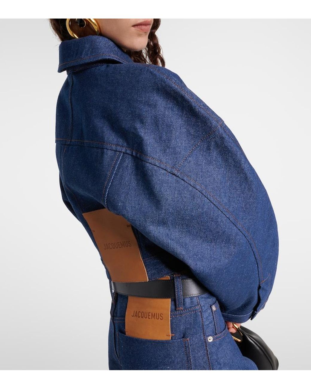 Jacquemus La Veste De-Nimes Marinoクロップジャケット Jacquemus La Veste De-Nîmes Marino Jacket | Blue | FARFETCH