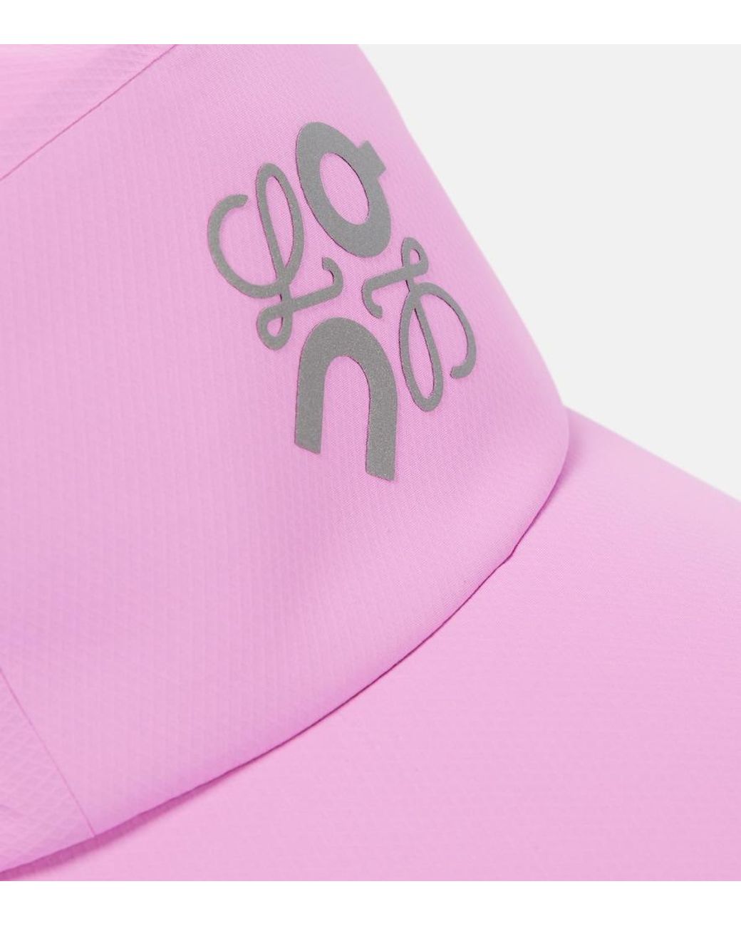 キャップ Loewe Pastel Pink Cotton Baseball Cap loewe-pink-X-On-Logo-Baseball-