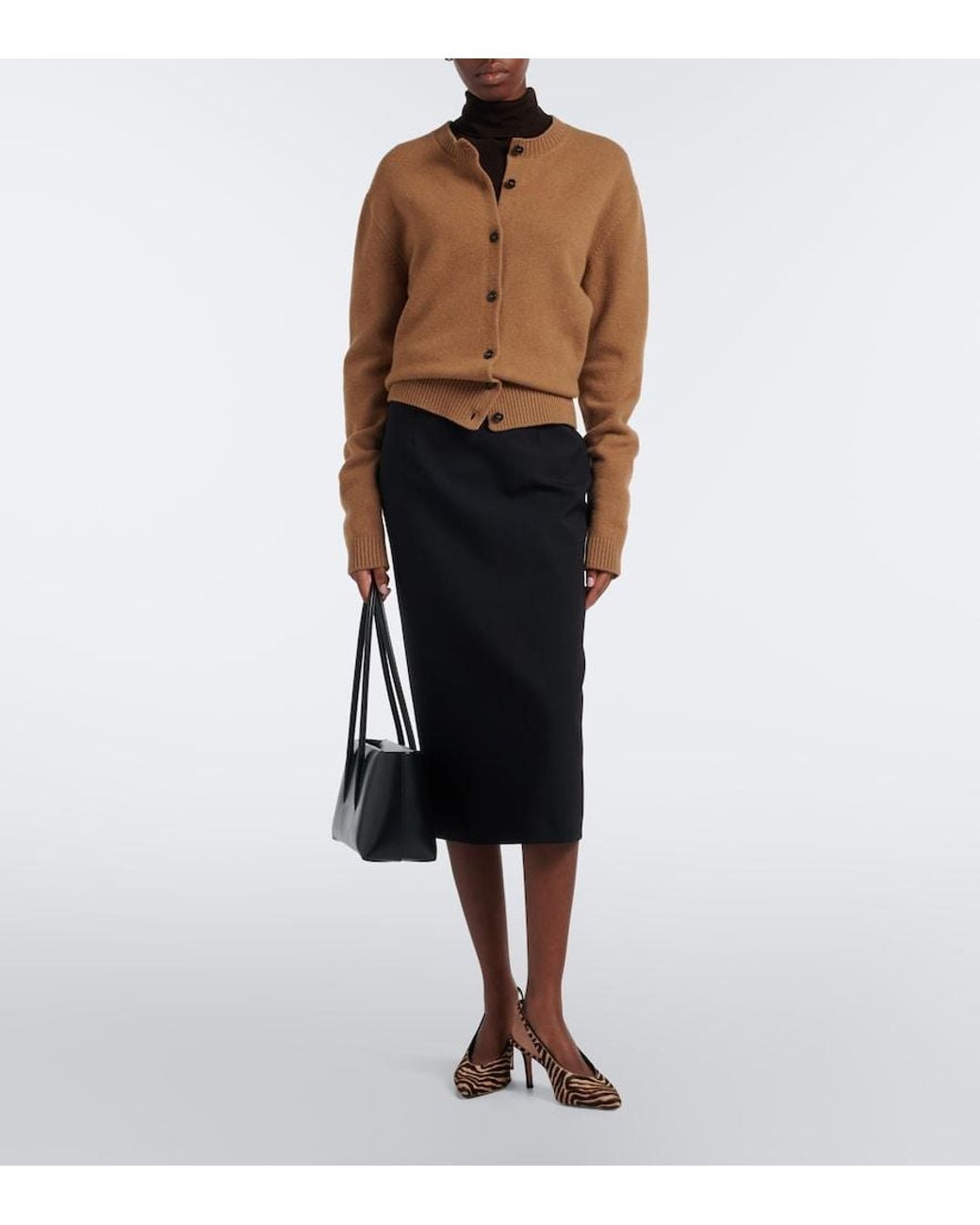 Veronica Beard Brown Luciana Calf Hair Slingback Pumps