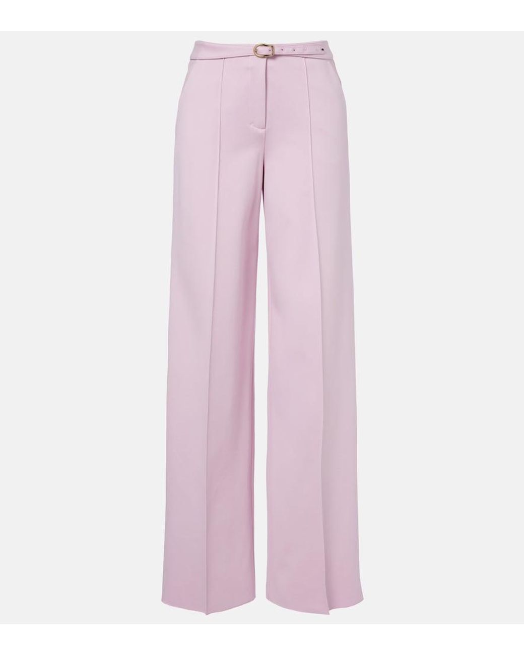Dorothee Schumacher Pink Emotional Essence Jersey Wide-Leg Pants