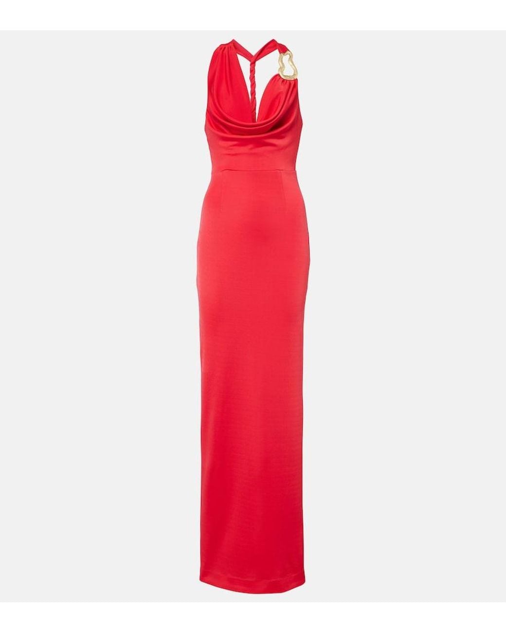 Rebecca Vallance Red Carmine Gown