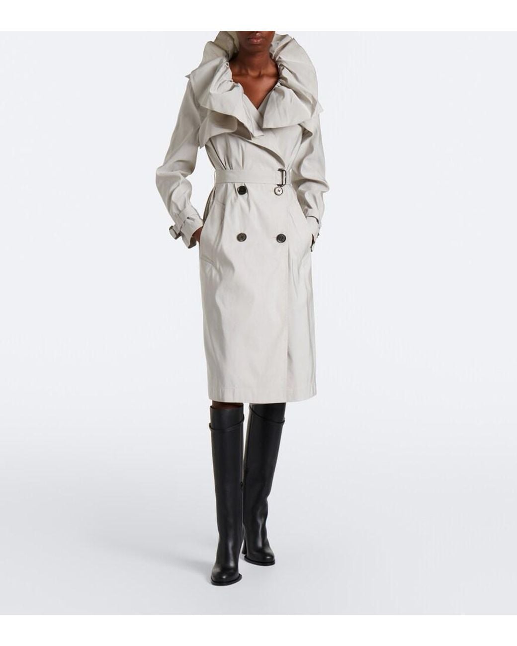 Burberry Black Ekd Leather Knee-High Boots