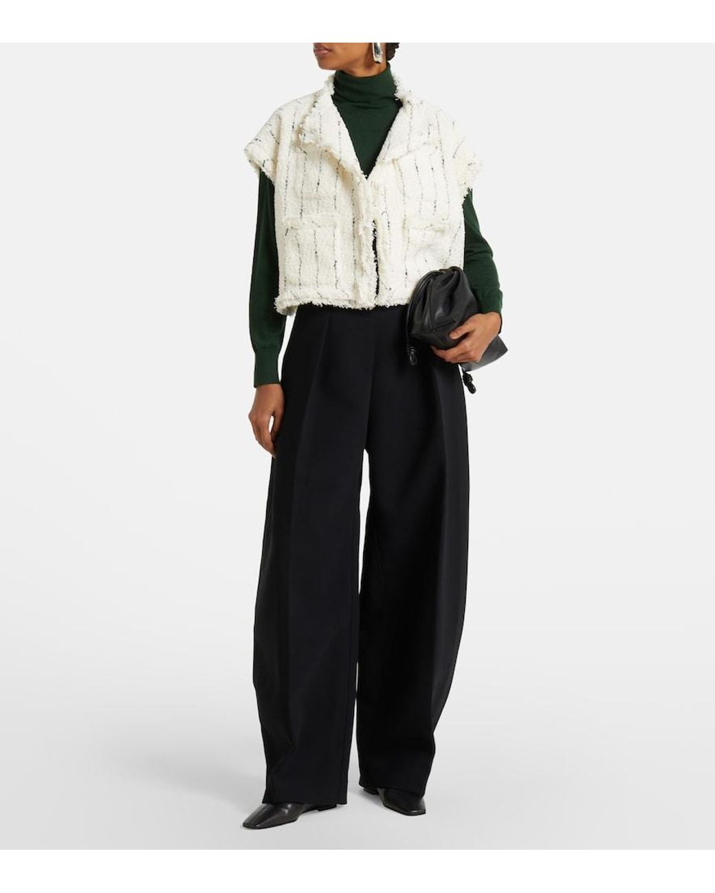 Sacai Natural Tweed Vest
