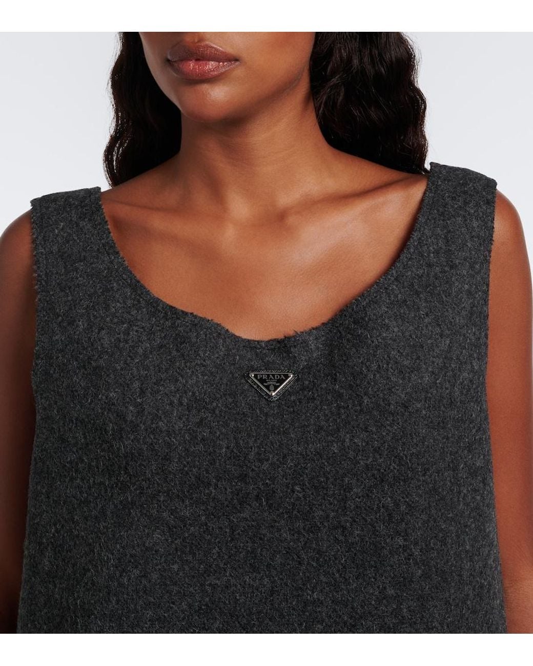 Prada Black Virgin Wool Top
