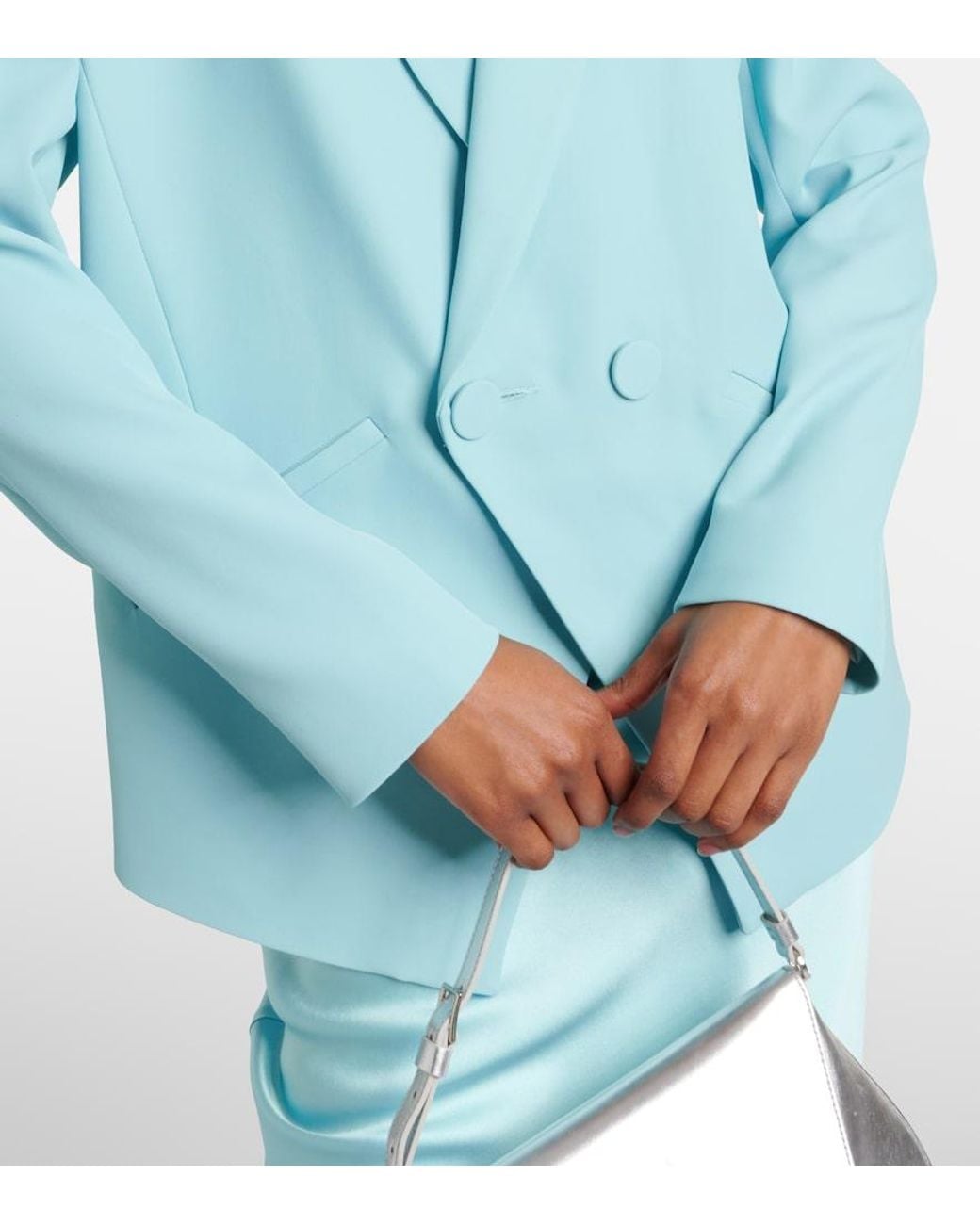 The Sei Blue Crepe Blazer