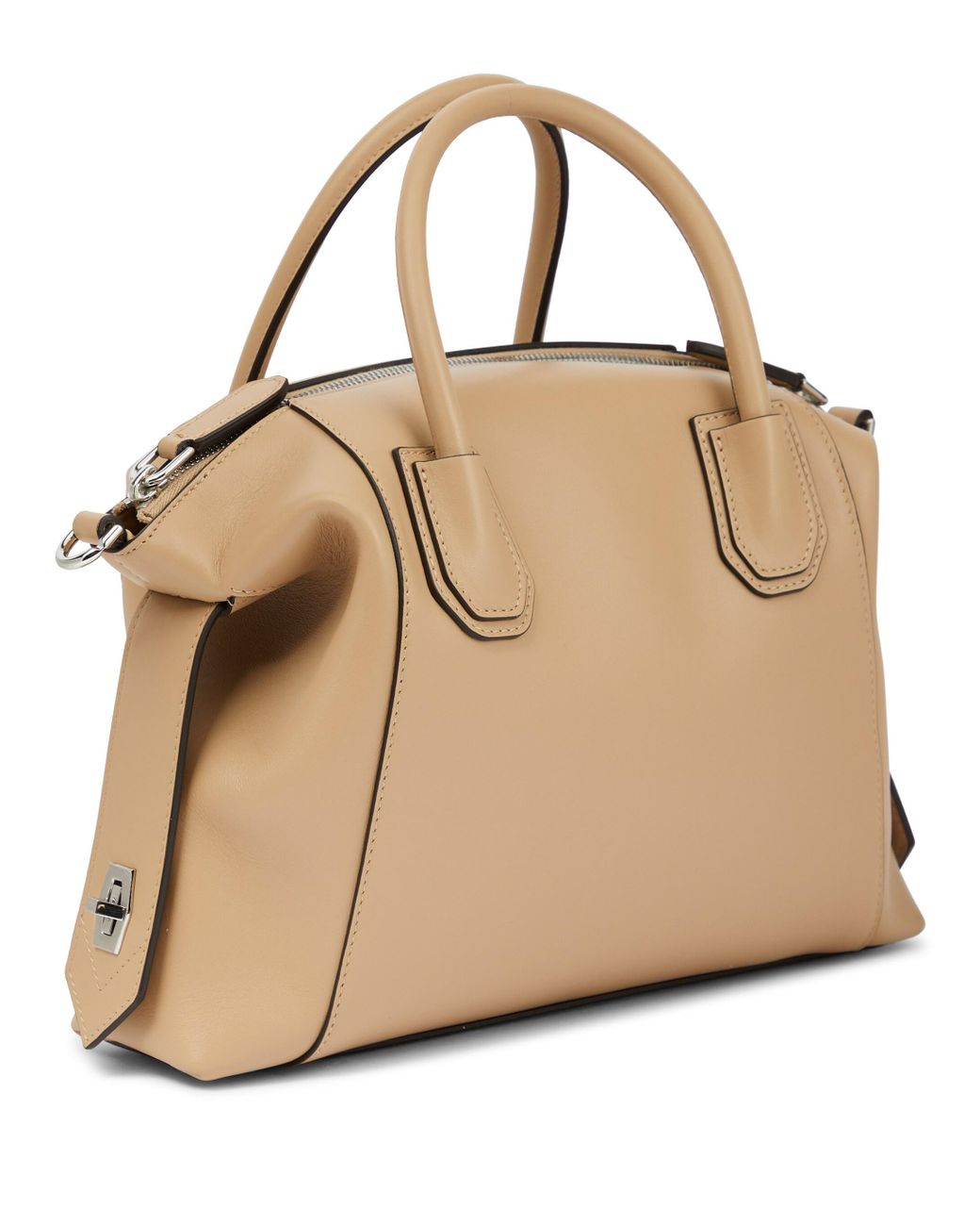 Givenchy Antigona Soft Small Leather Tote in Beige (Natural) | Lyst