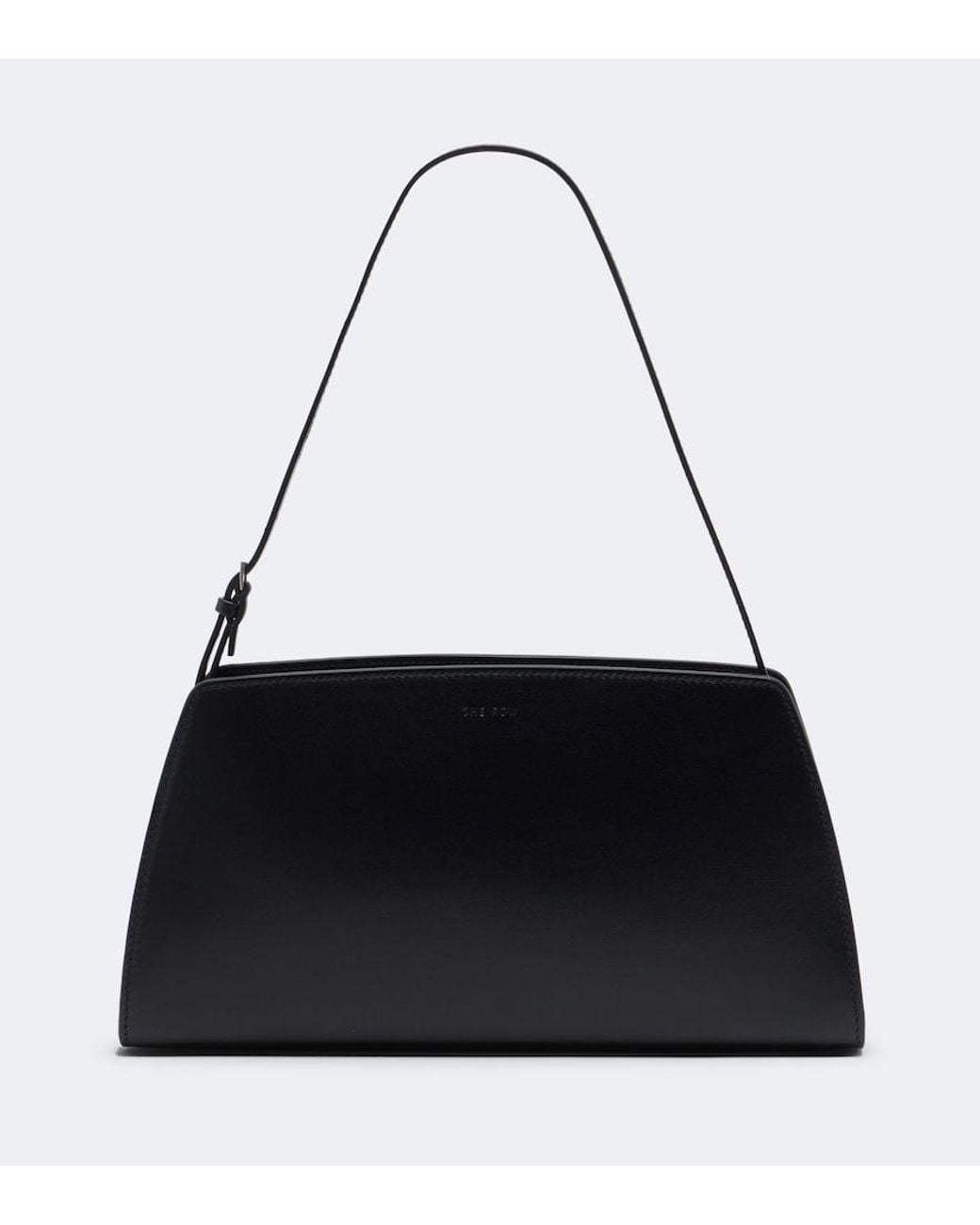 The Row Black Dalia Leather Shoulder Bag