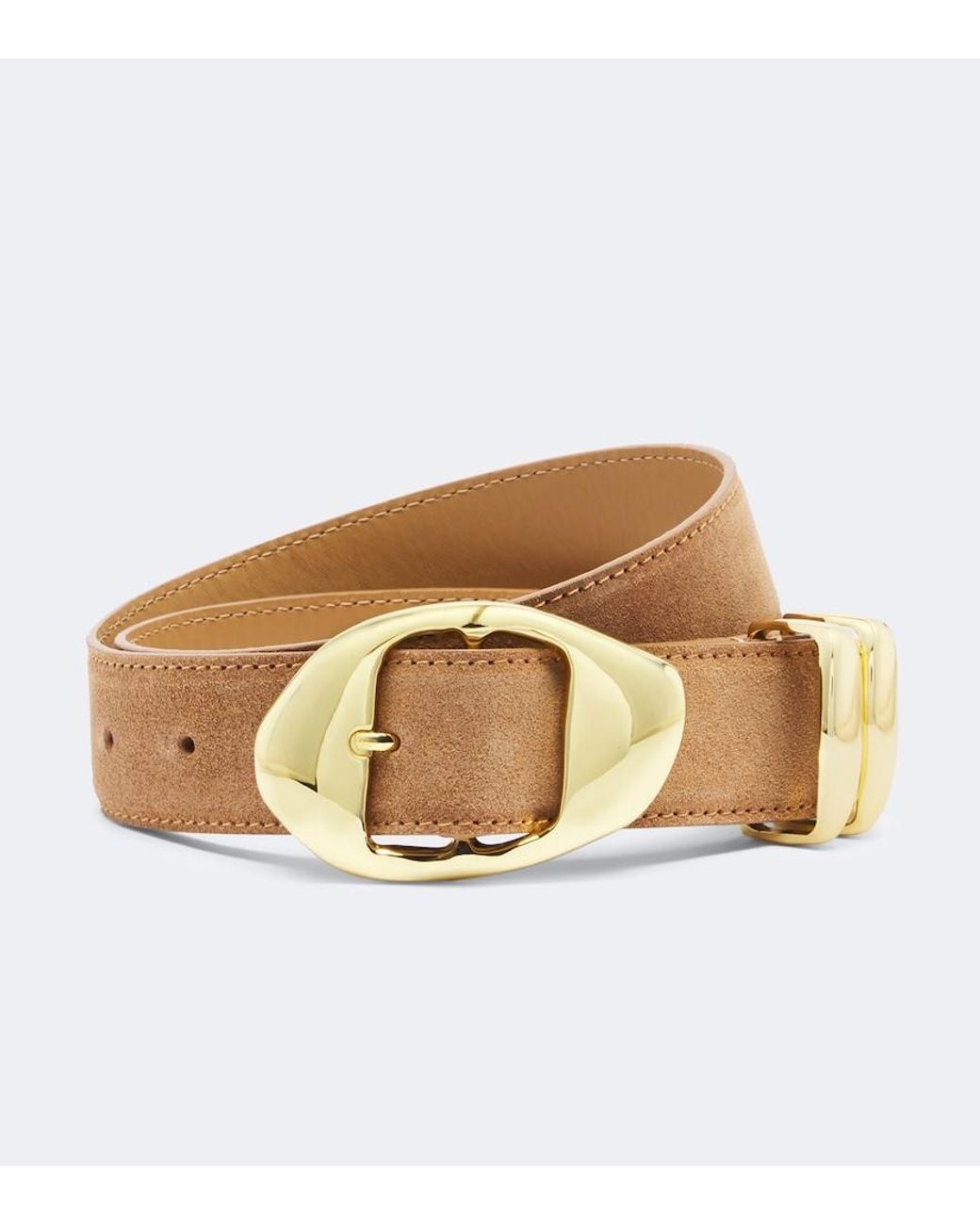 Amanu Brown Grumeti Suede Belt