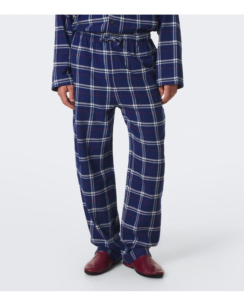 Polo Ralph Lauren Pyjama Aus Baumwollflanell in Blue für Herren