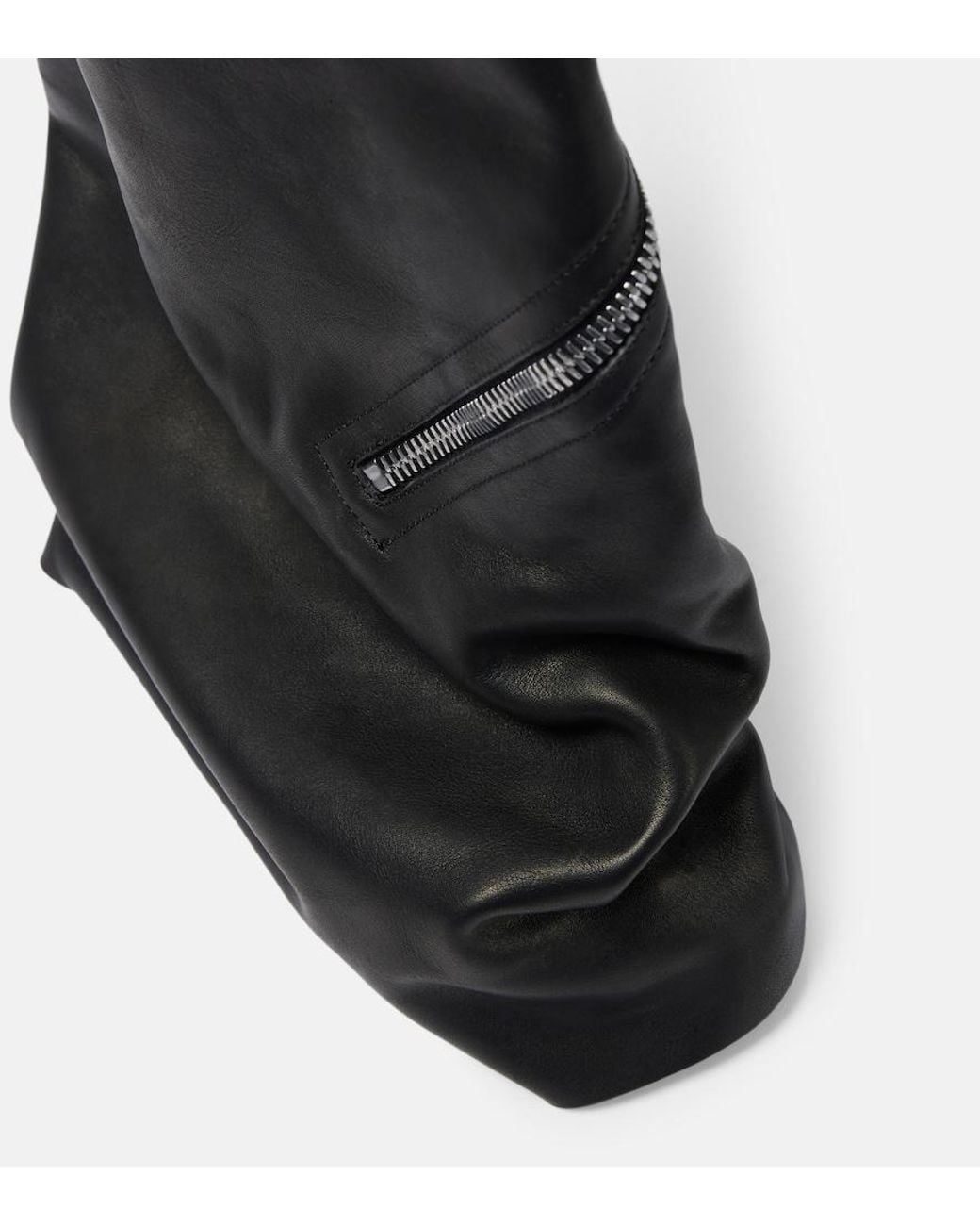 Rick Owens Black Cargoflares Tall Boots