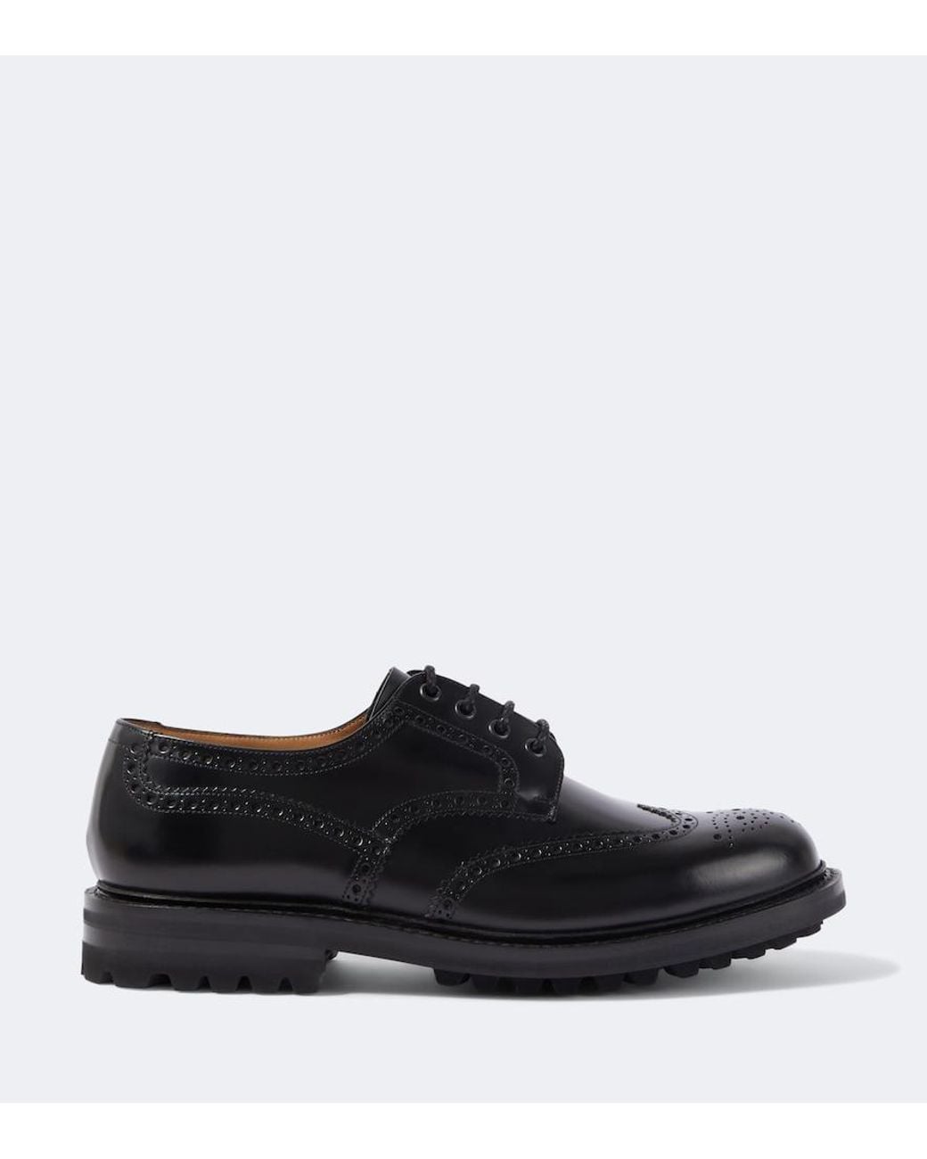 Church's Black Mcpherson Lw Leather Brogues for men