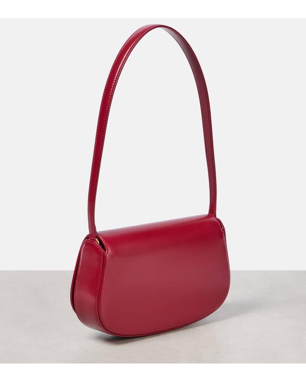 Saint Laurent Voltaire Mini Leather Shoulder Bag in Red | Lyst
