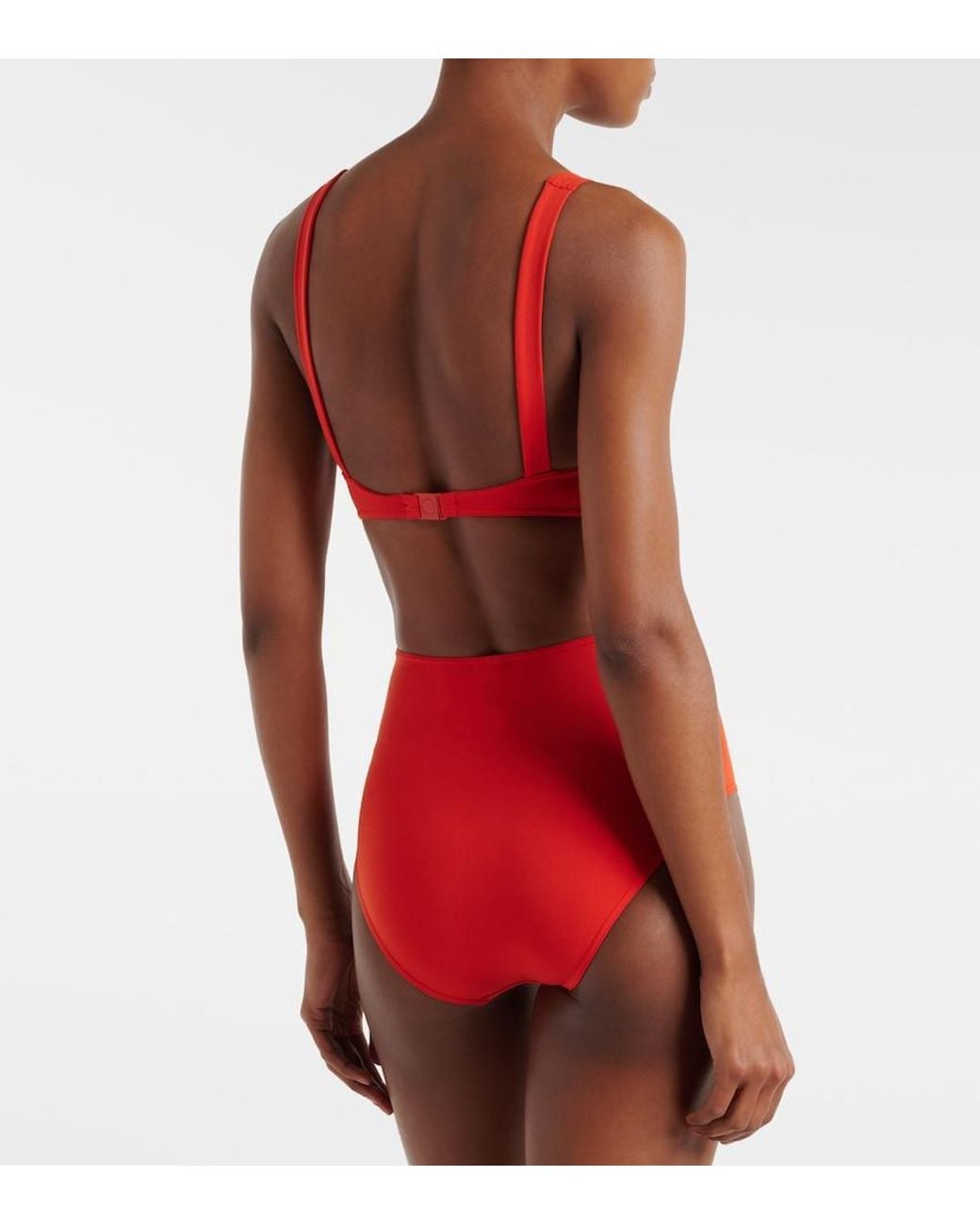 Eres Red Flaneuse High-Rise Bikini Bottoms