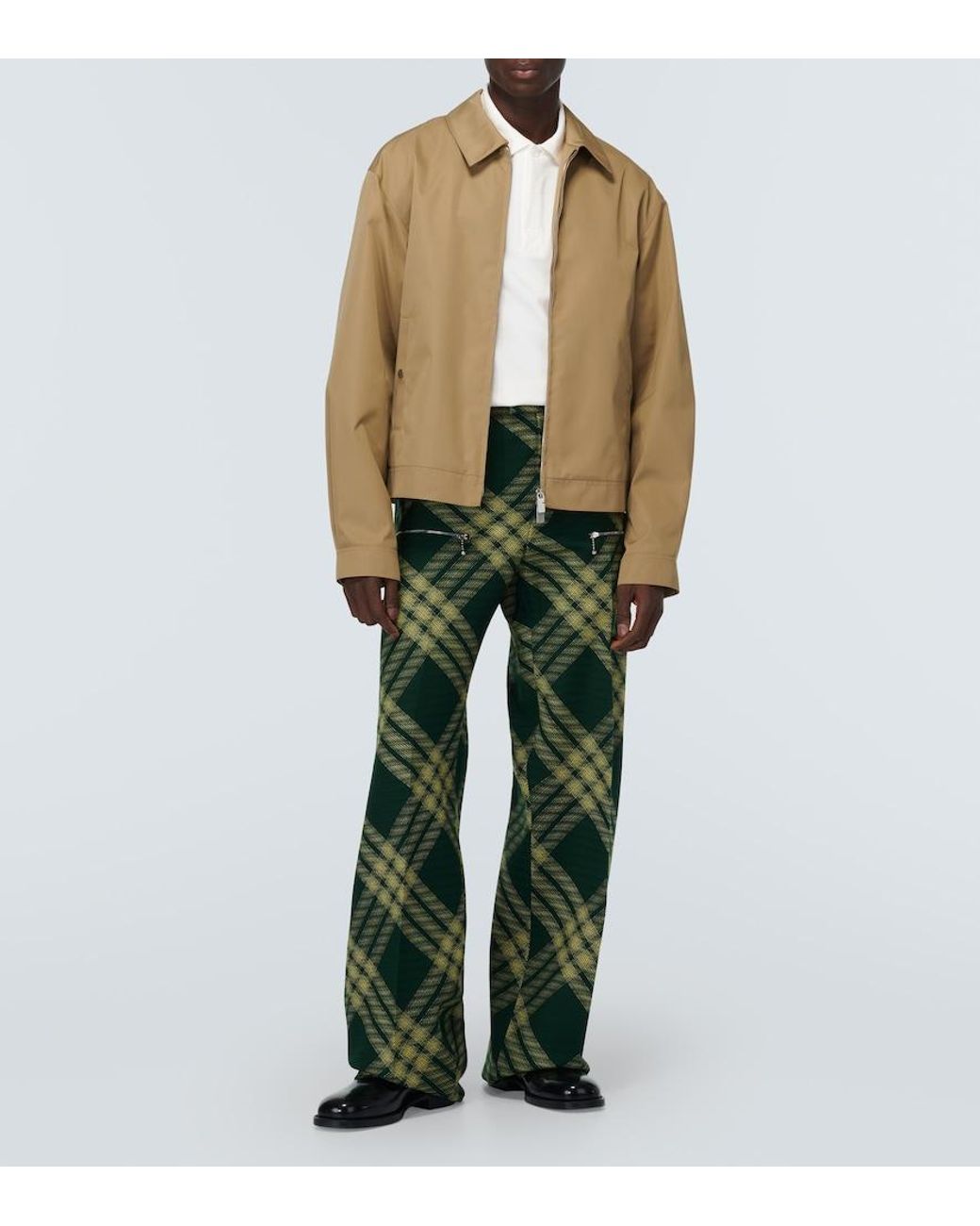 Polo De Algodon Burberry de hombre de color White