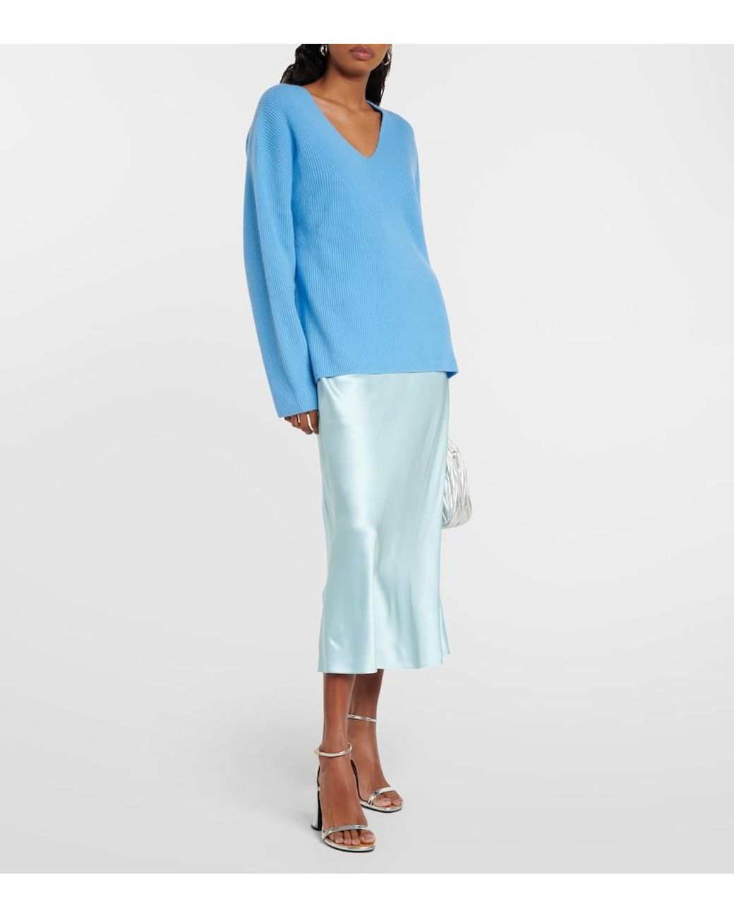 Joseph Blue Cashmere Sweater