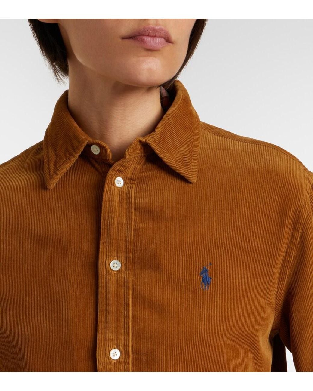 Polo Ralph Lauren Brown Cotton Corduroy Shirt