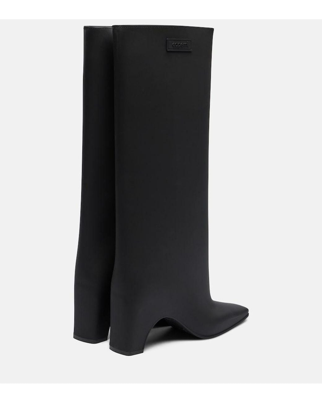 Coperni Black Stiefel Rubber Bridge