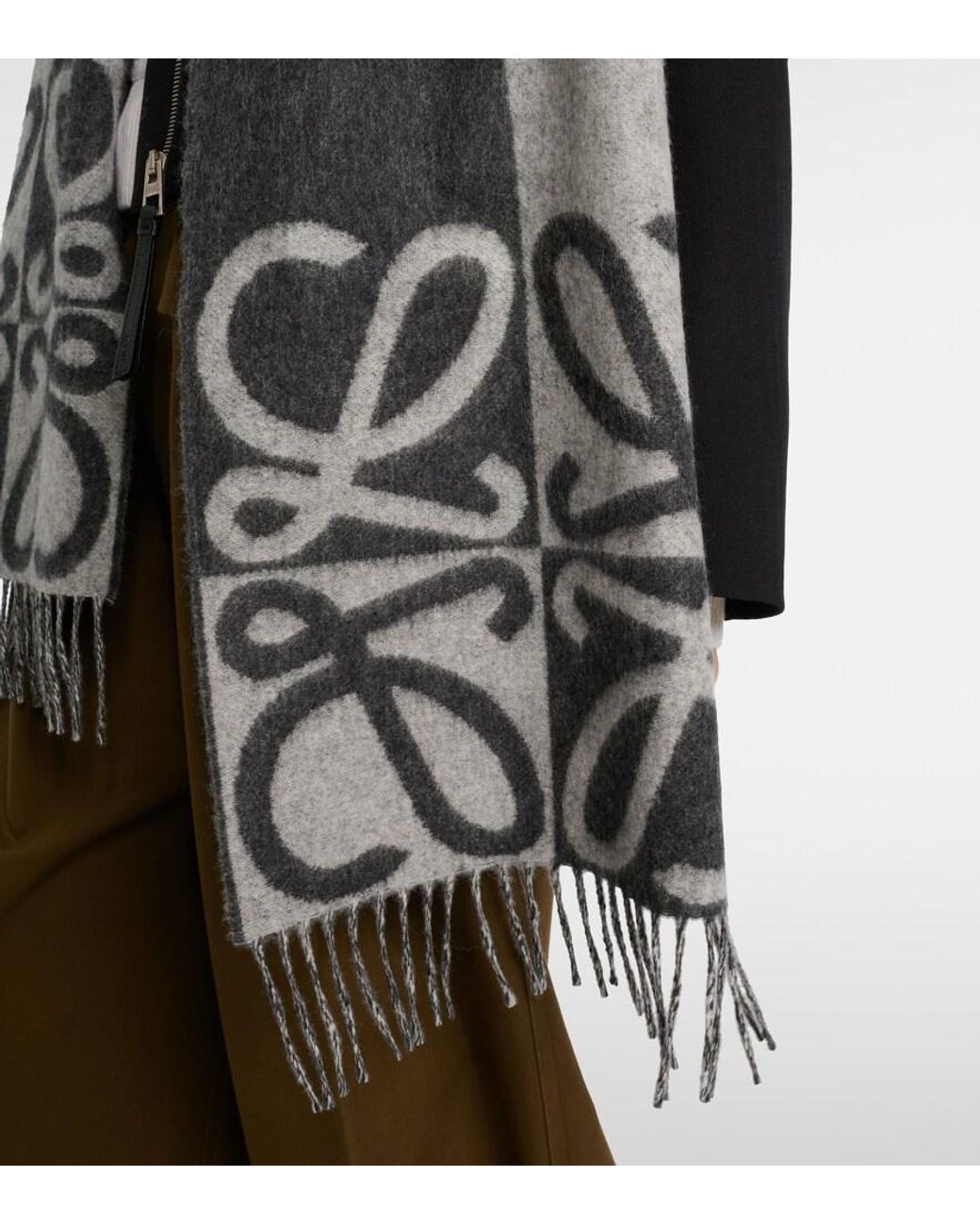 Sciarpa Anagram di Loewe in Gray