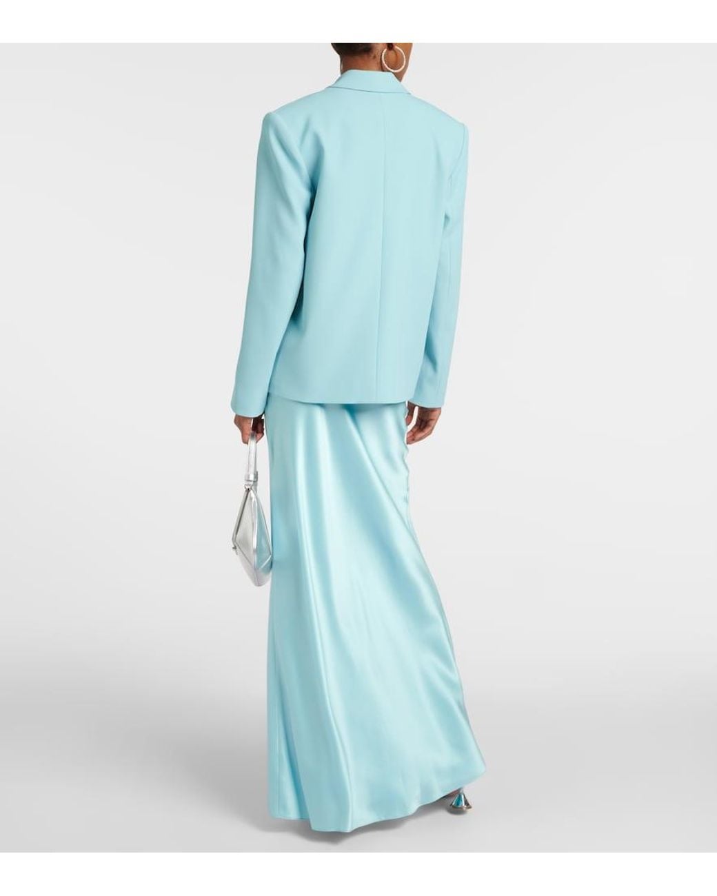 The Sei Blue Crepe Blazer