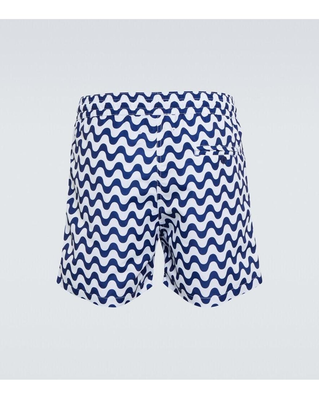 Frescobol Carioca Blue Copacabana Printed Swim Shorts for men
