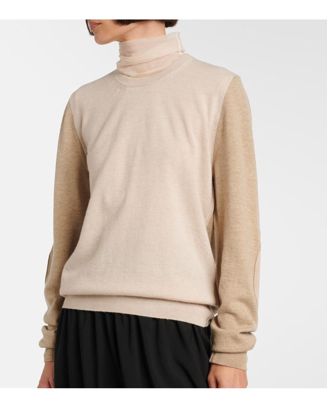 Maison Margiela Natural Wool Sweater