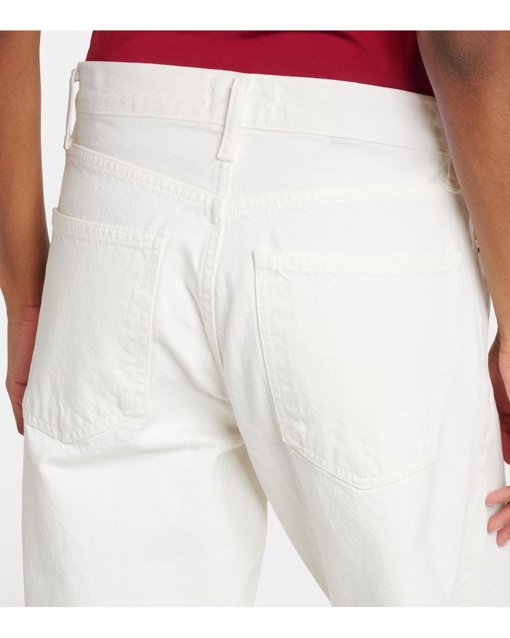 Jean Ample Arc 32 Agolde en coloris White