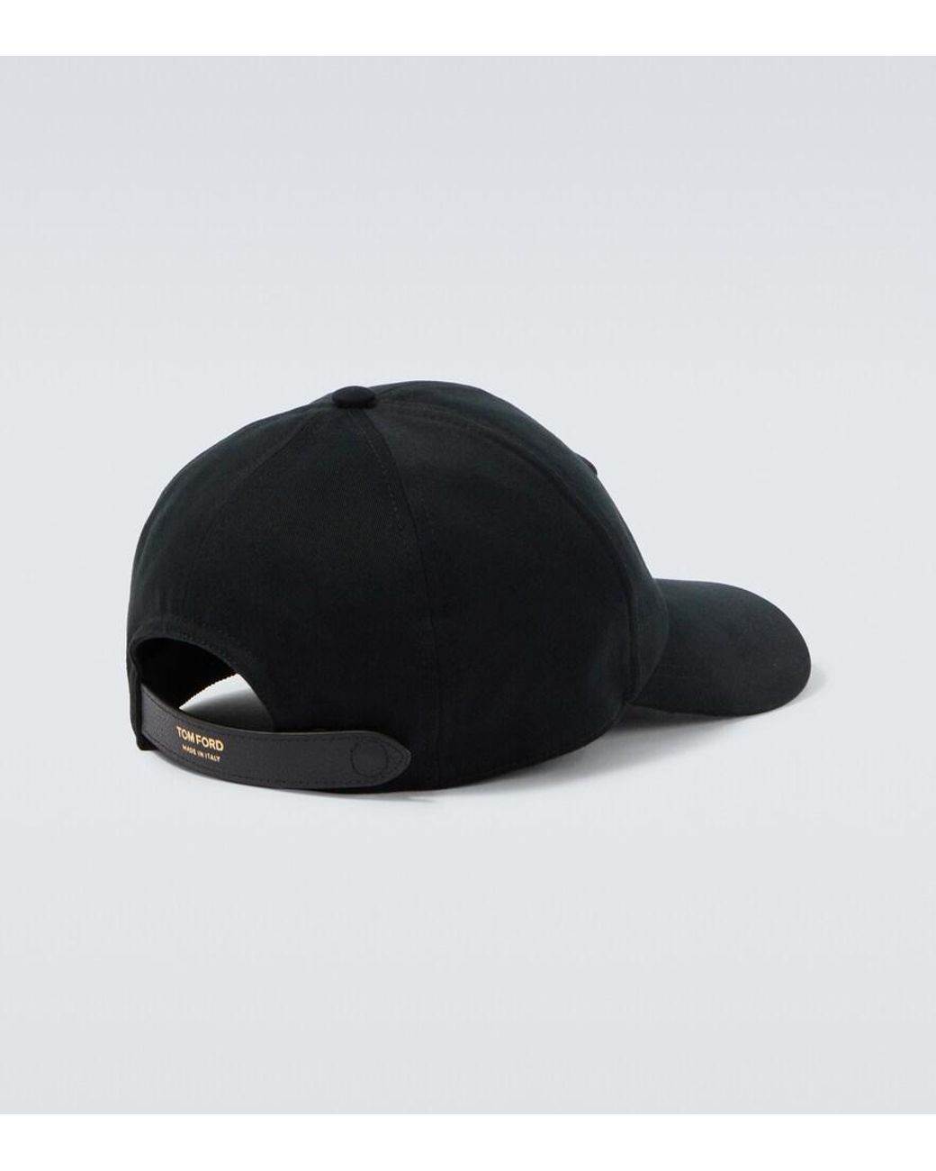 Tom Ford Bestickte Baseballcap Aus Baumwolle in Black für Herren