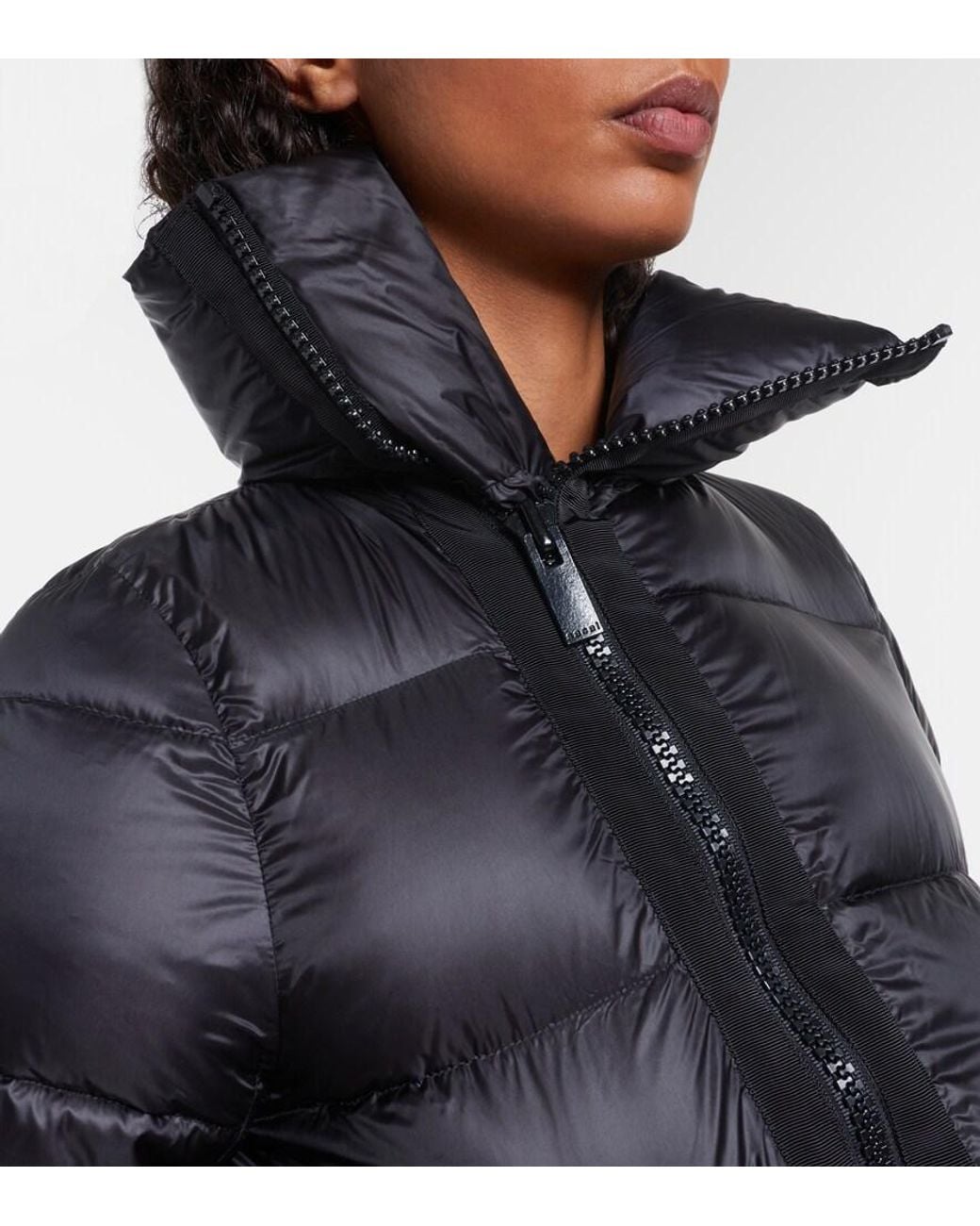 Sacai Black Padded Down Jacket