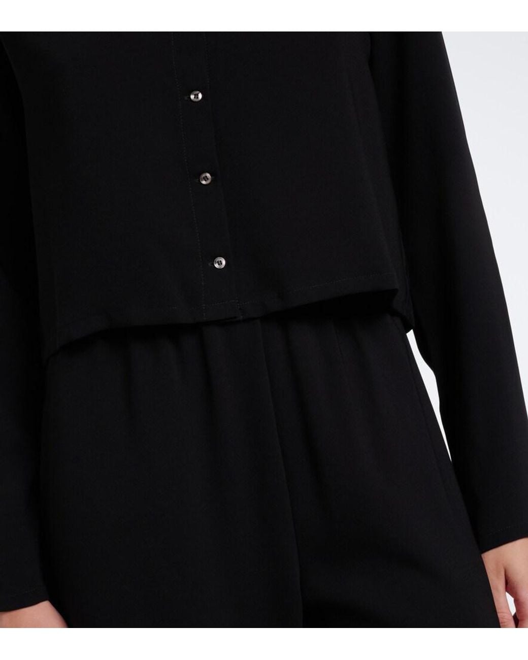 Leset Black Ari Cropped Cardigan