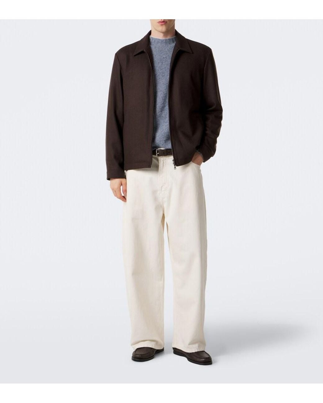 Sunspel Black Wool Jacket for men