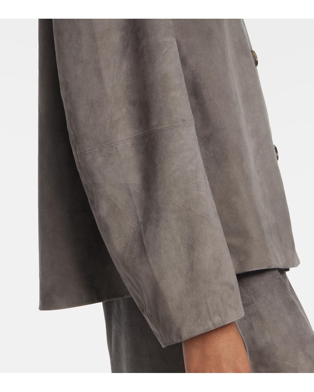 Max Mara Brown Suede Overshirt