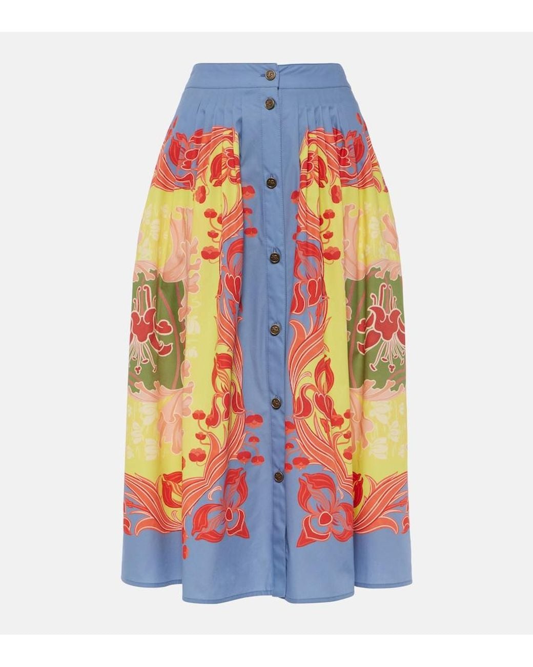 Etro White Summer Skirt