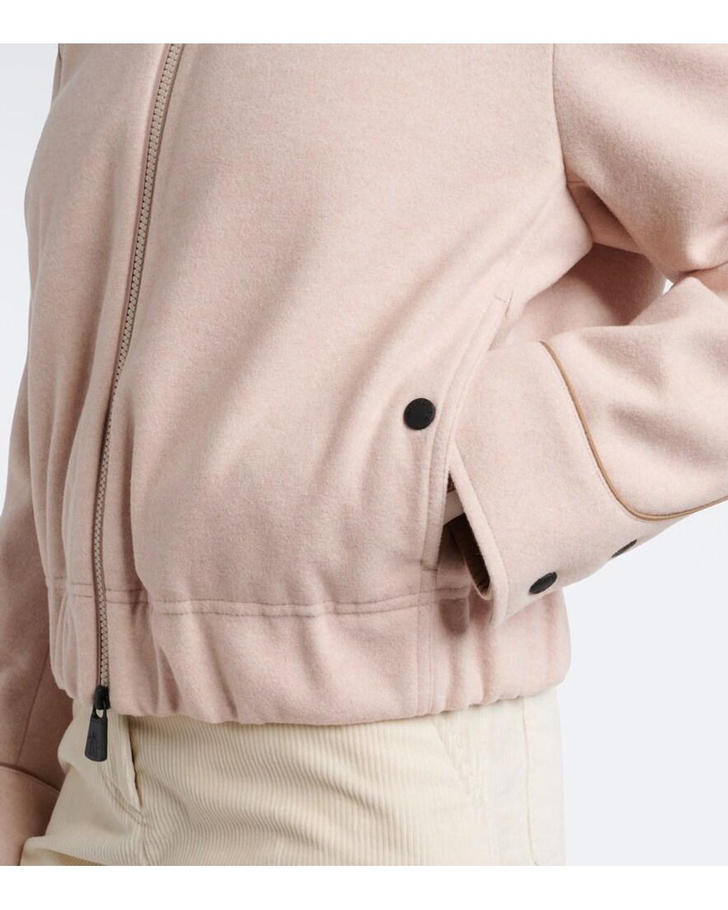 Moncler Pink Blouson Jacket
