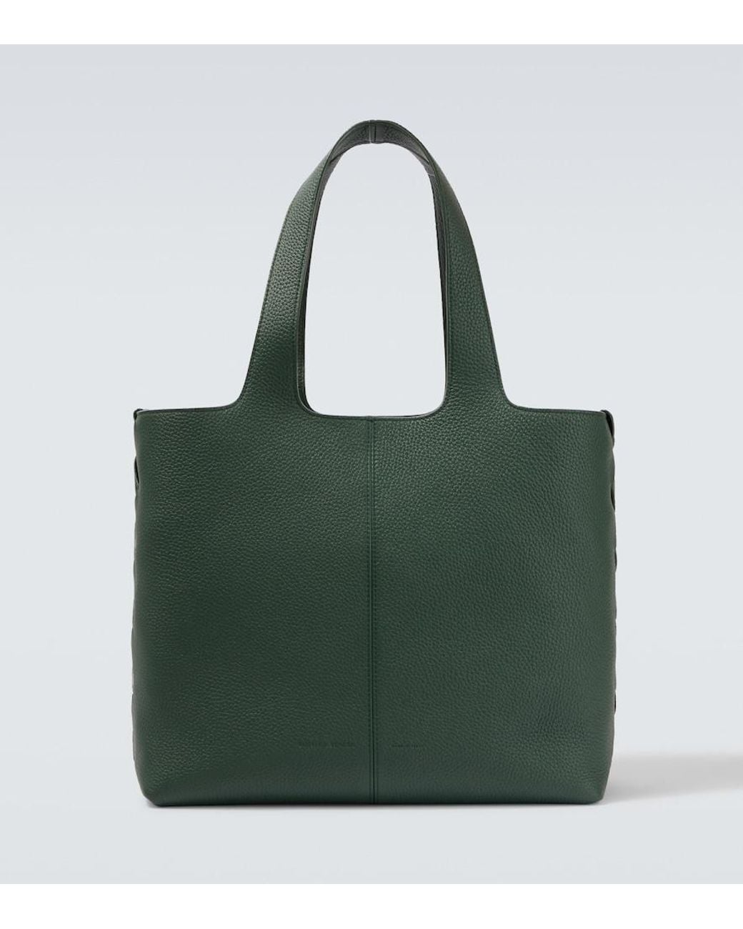Bottega Veneta Green Diago Intreccio Leather Tote Bag for men