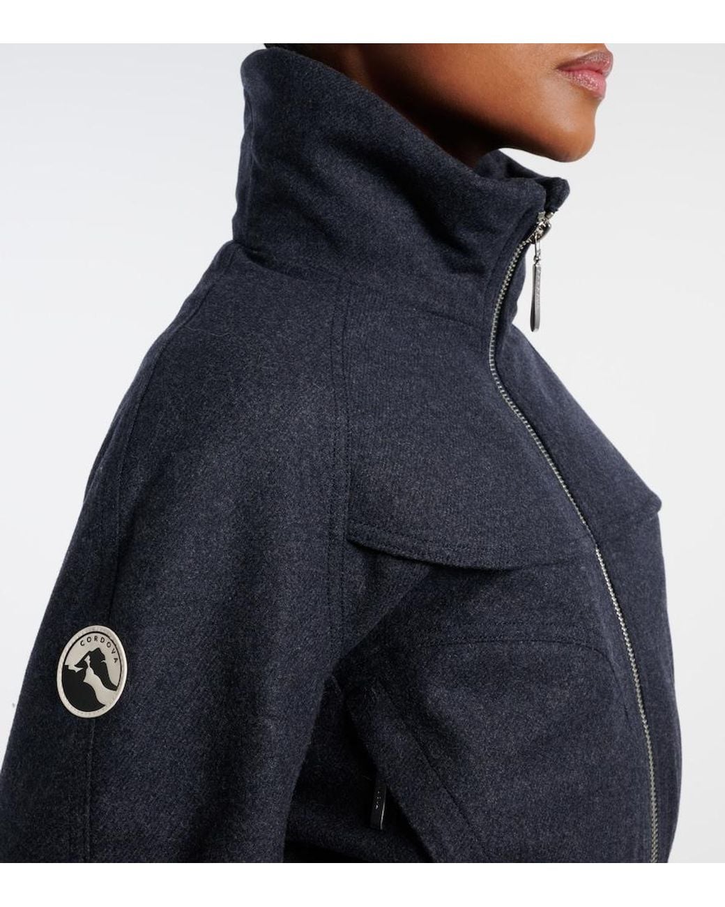 CORDOVA Blue Eiger Wool-Blend Ski Suit