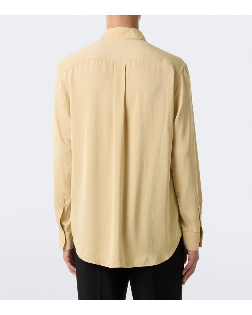 The Row Natural Victor Silk Shirt for men