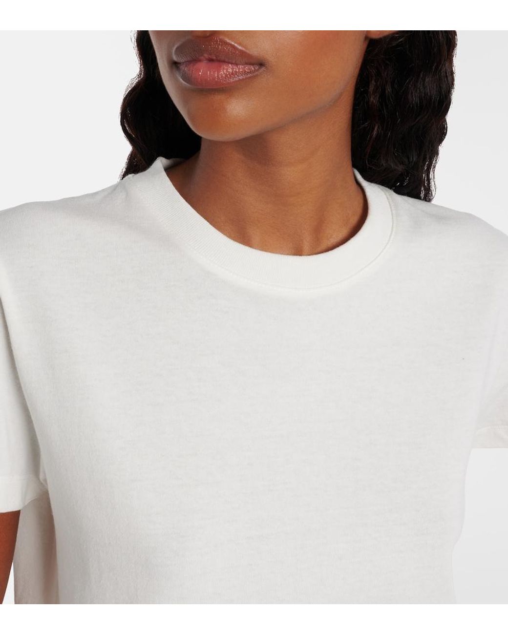 Calvin Klein White Marta Cotton Jersey T-Shirt