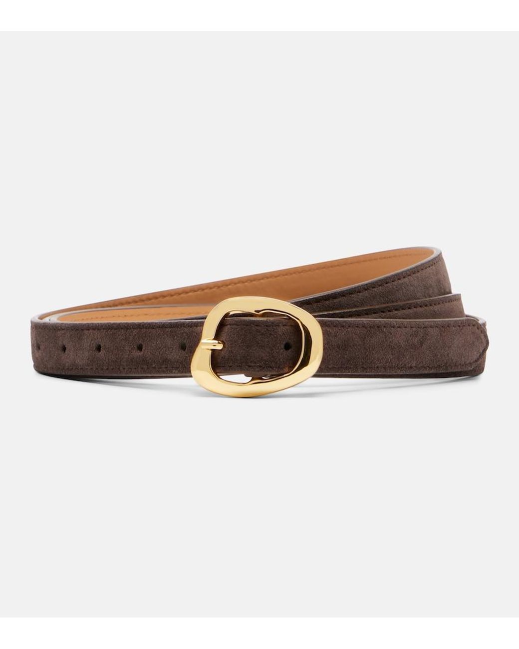 Amanu Brown Rwenzori Suede Belt
