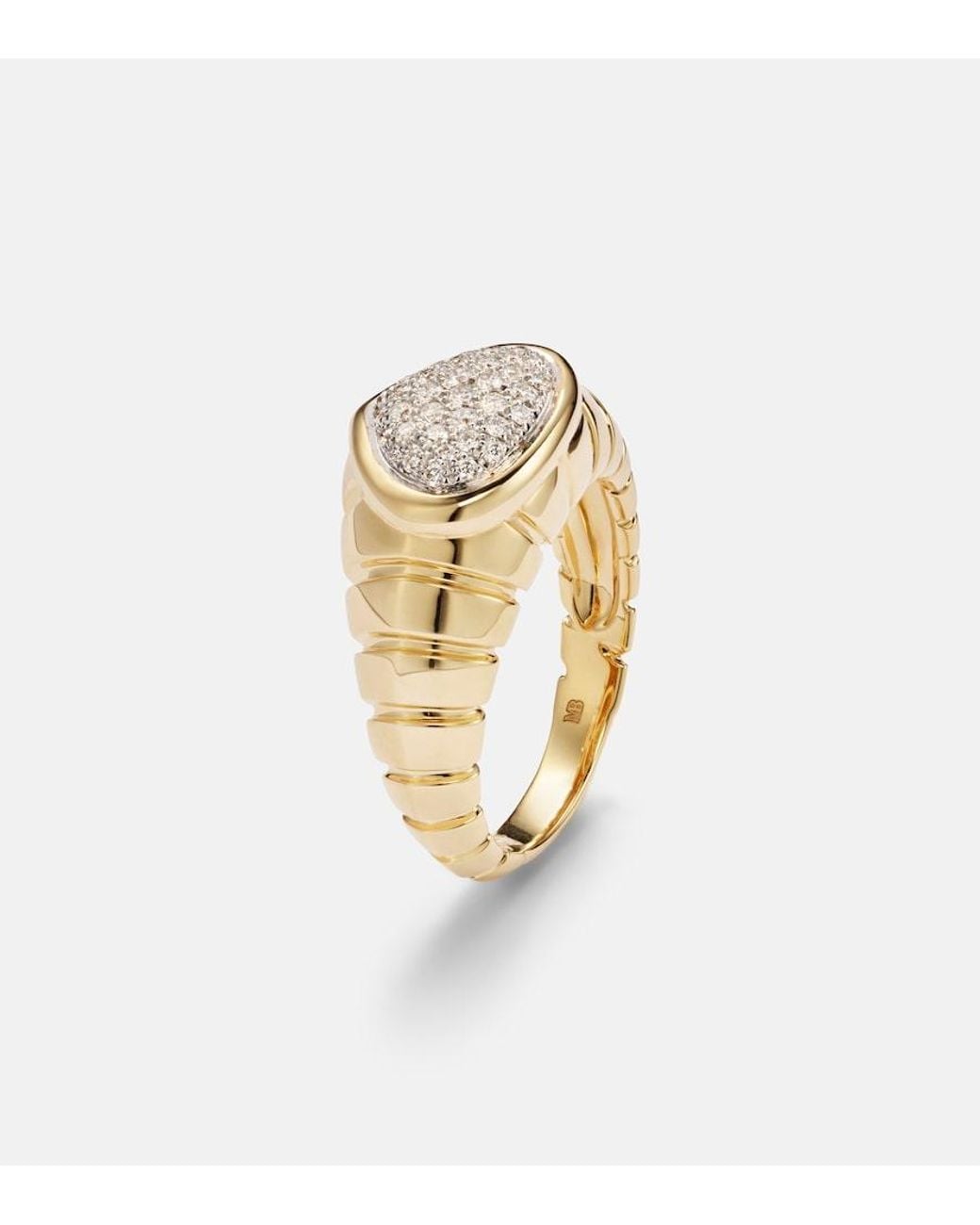 Marina B White Timo 18Kt Ring With Diamonds