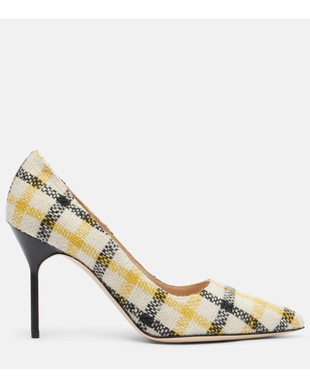 Manolo Blahnik Metallic Pumps Bb 90
