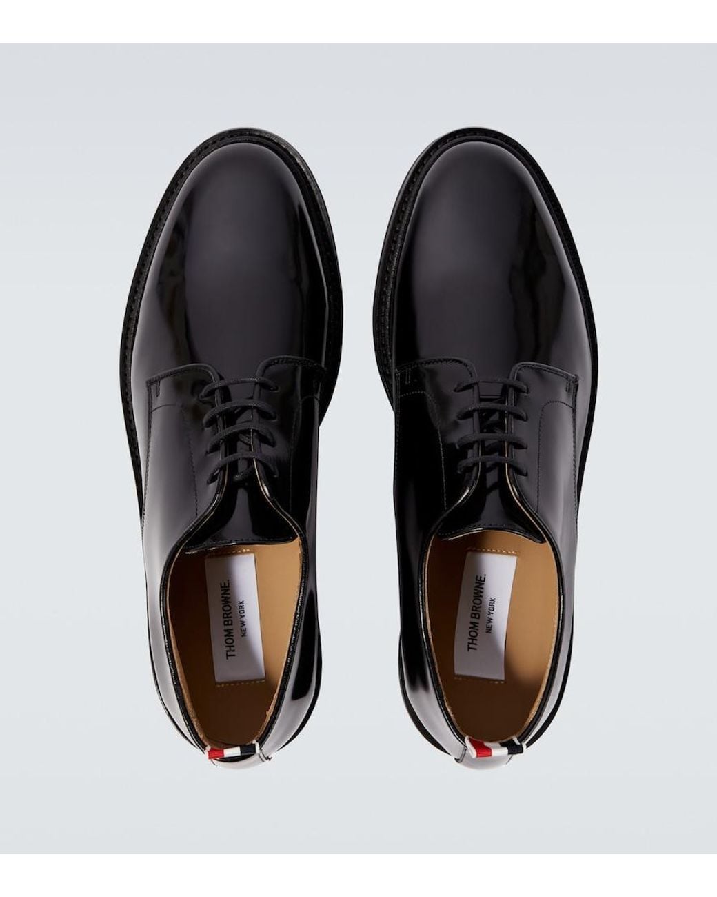 Stringate Derby di Thom Browne in Black da Uomo